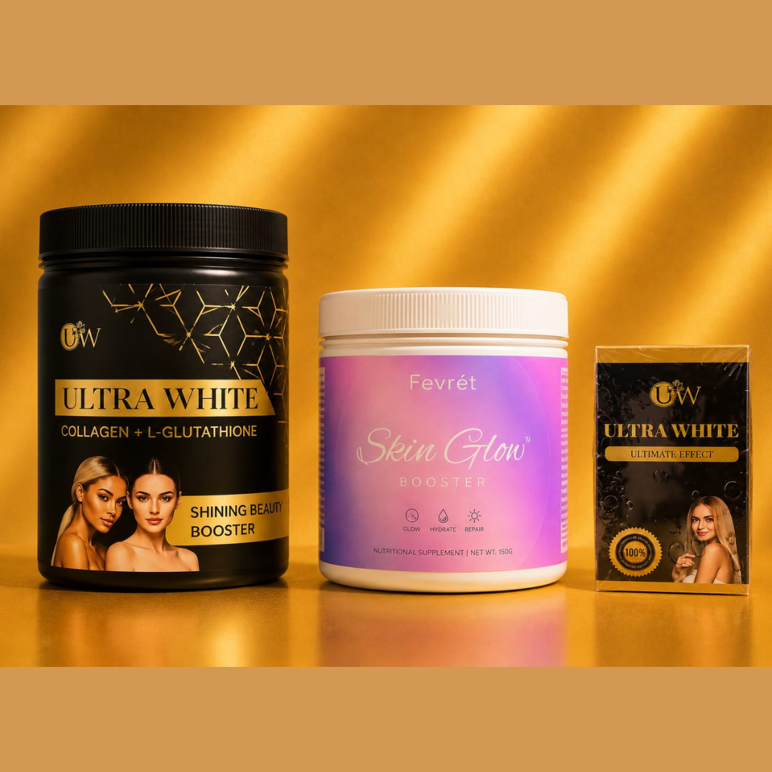 TRIO ULTRA WHITE & SKIN GLOW BOOSTER - Kit Complet