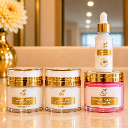 LUXURY PLUS ➕ - Kit Visage Jour & Nuit (Savon Visage Collagène)