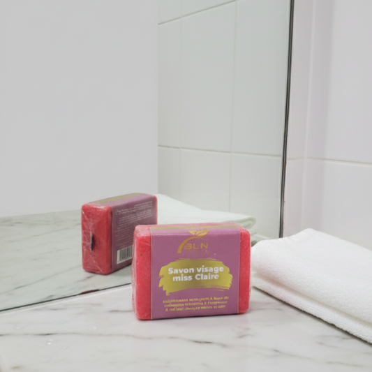 MISS CLAIRE - Savon Visage (Nettoyant Éclaircissant)