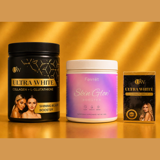 TRIO ULTRA WHITE & SKIN GLOW BOOSTER - Kit Complet