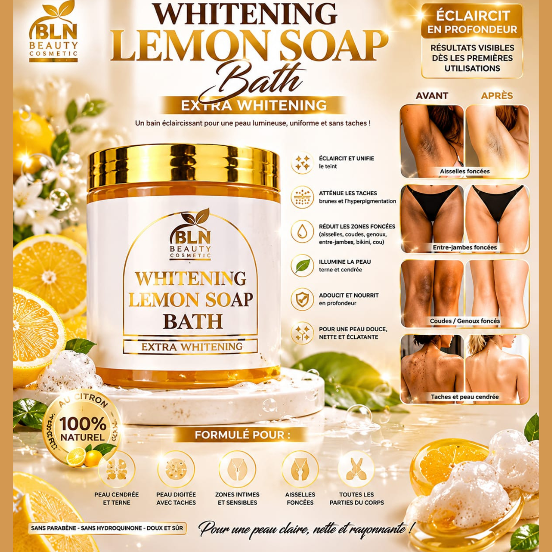 WHITENING LEMON🍋 SOAP BATH - Savon Corps